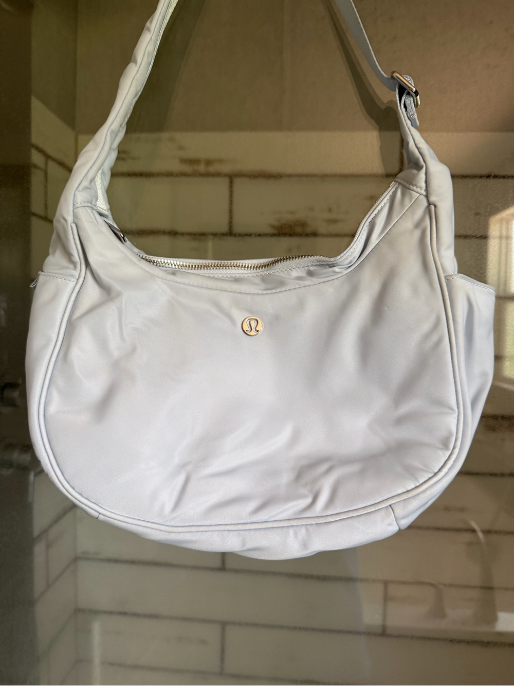 lululemon athletica White Shoulder Hobo Bag